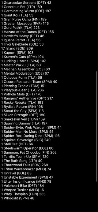 Mazo Commander Simic Ignis