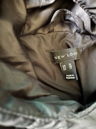 Cazadora acolchada negra