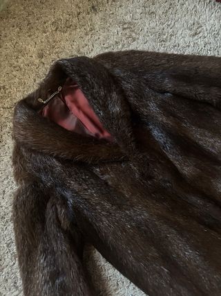 pelliccia vintage marrone