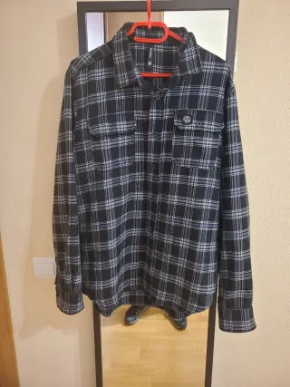 Camisa de cuadros manga larga