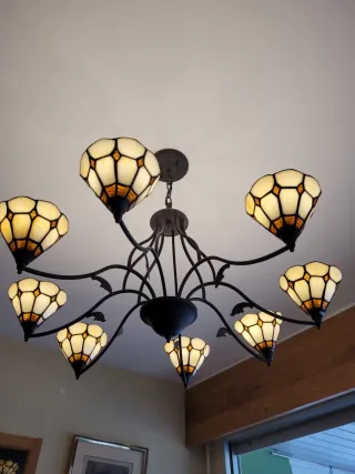 Lámpara Techo Estilo Tiffany