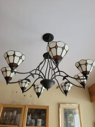 Lámpara Techo Estilo Tiffany