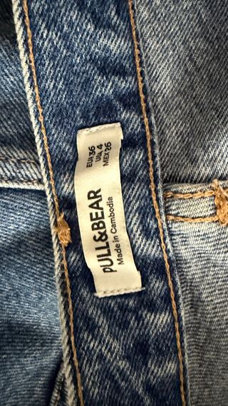 Tejanos rotos azules