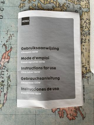 Exprimidor HEMA Citrus Juicer 130W