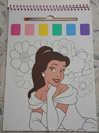 Libro Disney Princesas acuarela