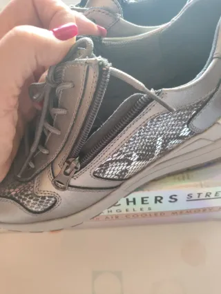 Deportivas cordones/cremallera