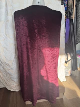 Gilet lungo in ciniglia vintage anni 90