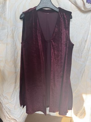 Gilet lungo in ciniglia vintage anni 90