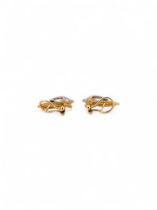 Pendientes Oro 18kt Diamantes y Perla