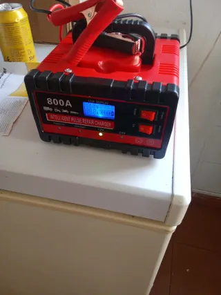 Cargador Batería Coche Camión Barco 800A