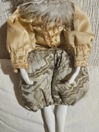 Muñeca Arlequín Porcelana marca Fina Inglés