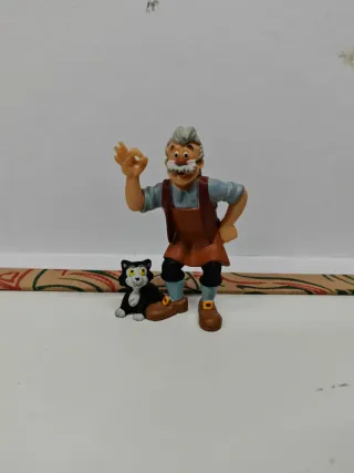 Figura Geppetto y Fígaro Disney Bullyland PVC