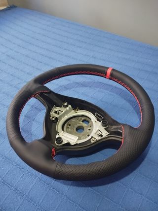 Volante Seat León FR Negro/Rojo