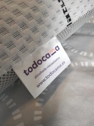 70×35cm Almohada viscoelástica Carbón