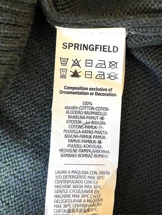 Jersey Springfield XXL Tricolor Algodón