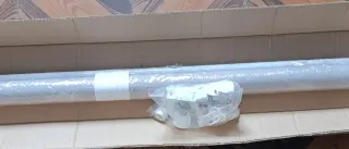 Toldo vertical exterior gris