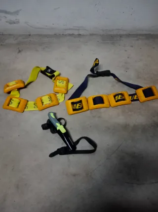 Cinturón de plomo y cuchillo pesca submarina