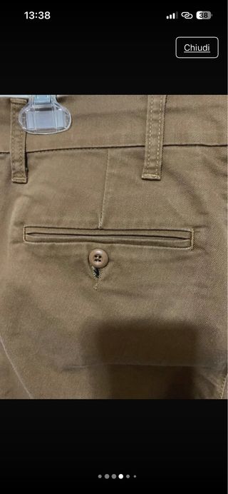 Pantalone chino color sabbia per uomo Carhartt