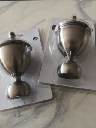 2 Terminales para barra de cortina de 35mm.