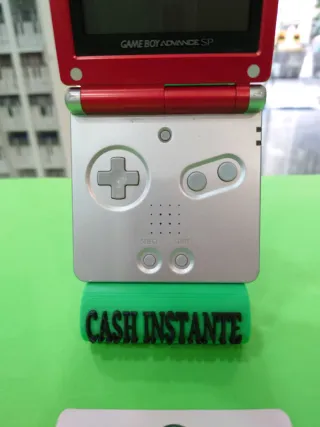 Consola Game Boy Advance SP Roja y Plateada