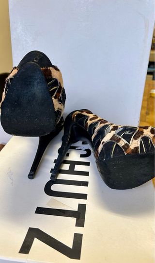 Schutz Décolleté Tacco Alto Pelle Cavallino