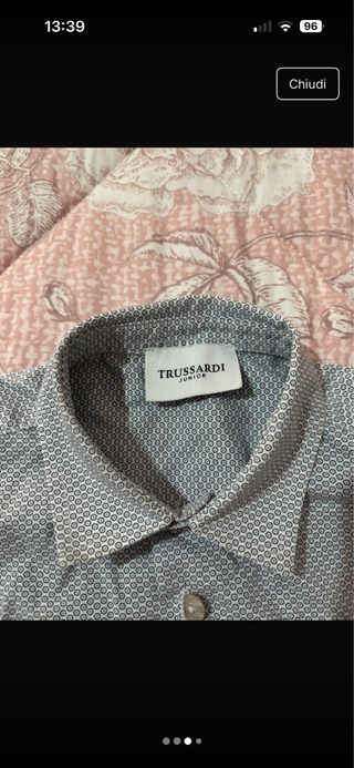 Camicia bambino a fantasia