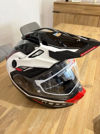 Casco Nexx X.Rally Carbon Raid Blanco/Rojo