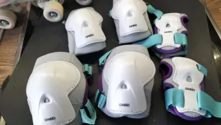 Patines 4 ruedas rosas Oxelo.