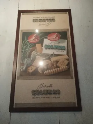 Stampa Vintage Colussi Biscotti Veneziani