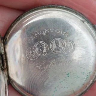 Reloj de bolsillo antiguo 1880/plata. Pieza rara..