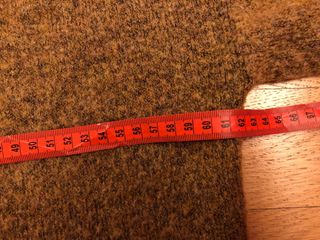 Maglione largo marrone/verde oliva