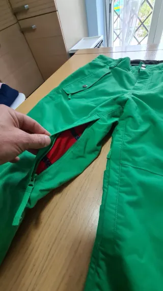 Pantaloni Snowboard Uomo Taglia L Verde