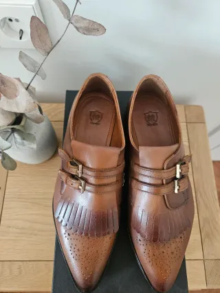 Zapatos Massimo Dutti Mujer T37 Marrón