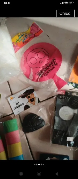 Stelle filanti carnevale