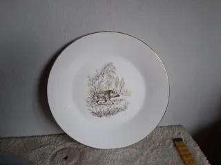 Lote 4 Platos Vintage Ce Florales