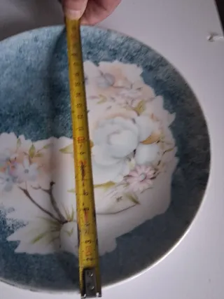 Lote 4 Platos Vintage Ce Florales