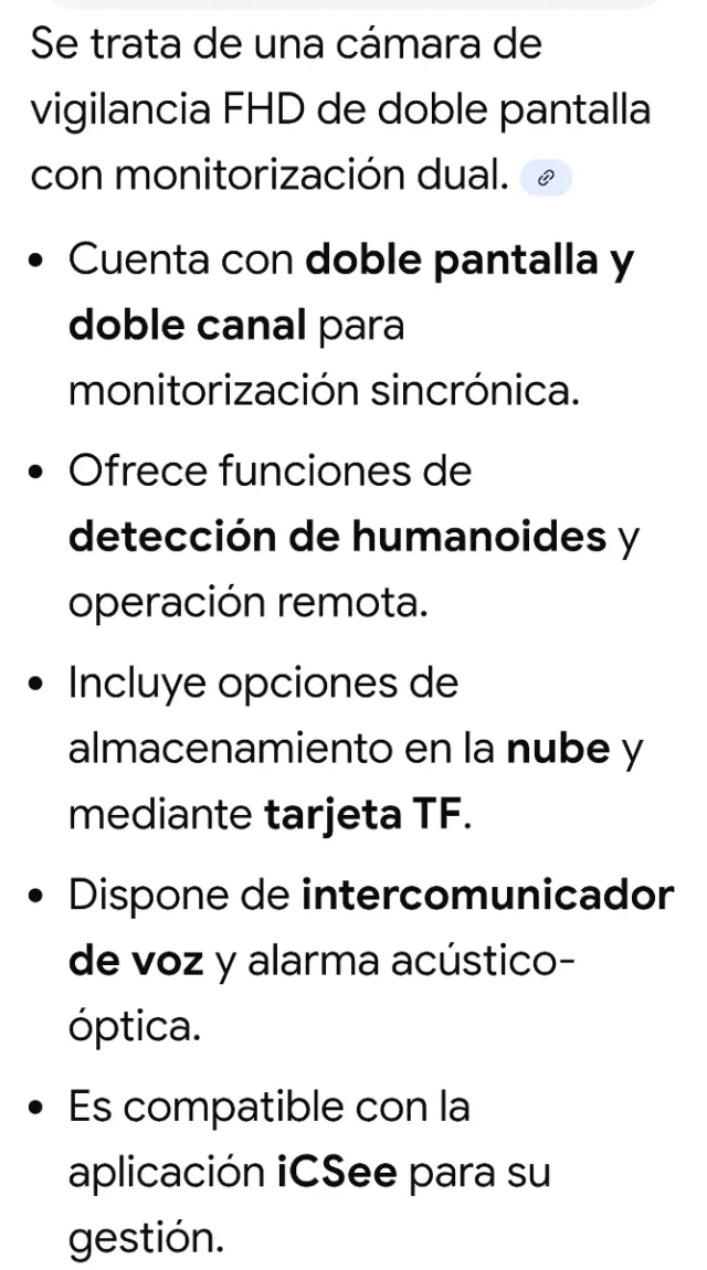 Cámara Vigilancia Doble + 128GB