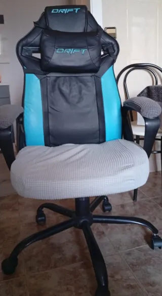 Silla Gaming Drift Negra y Azul