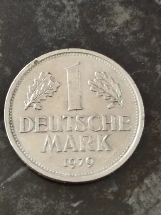 Moneda Antigua Alemana 1 Deutsche Mark 1979