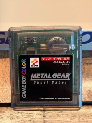 Metal Gear Ghost Babel GBC Japonés