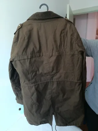 Abrigo Zara Basic Marrón T. XL