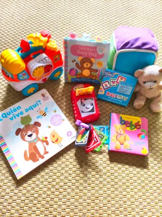 Lote Juguetes y Libros Infantiles