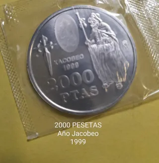 Lote 18 Monedas 2000 Ptas Plata