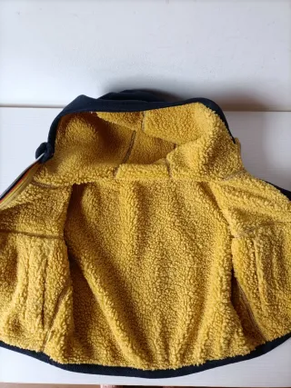 K-way Giacca Pile Blu Taglia 4 Anni