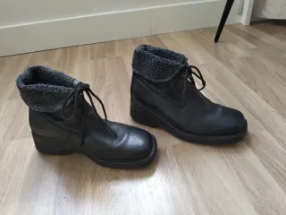 Botines piel Capitan Tapiocca negros