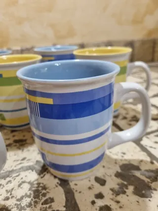 Tazze Tognana Multicolore Ceramica