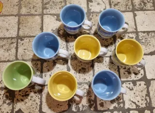 Tazze Tognana Multicolore Ceramica