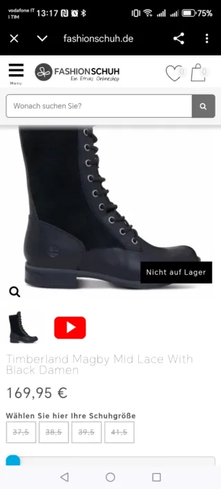 Stivaletti Timberland neri pelle e camoscio