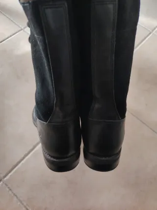 Stivaletti Timberland neri pelle e camoscio