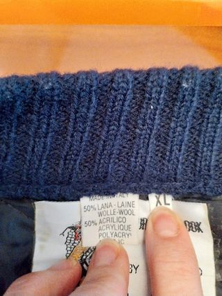 Maglione uomo imbottito